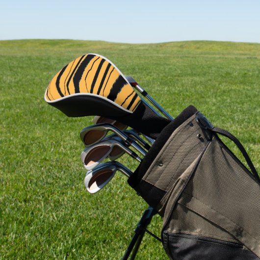 Tiger Print  Golf Headcover (In SItu)