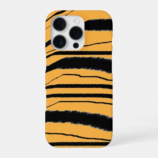 Tiger Print iPhone Hülle (Rückseite)