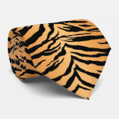 Tiger Print Krawatte (Gerollt)