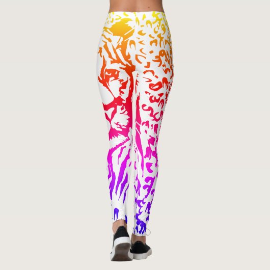 Tiger Print Leggings (Rückseite)