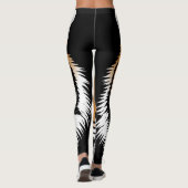 Tiger Print-Leggings Leggings (Rückseite)