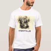 Tiger Print Men's Basic T - Shirt (Vorderseite)