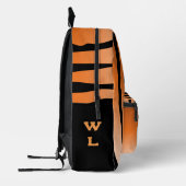 Tiger Print Monogram Bedruckter Rucksack (Links)
