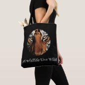 | Tiger Print Öko-freundliche Canvas-Tasche Tasche (Von Nahem)