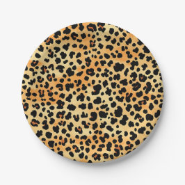 Tiger Print Paper Booking Pappteller