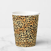 Tiger Print Paper Cup Pappbecher (Rückseite)