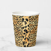 Tiger Print Paper Cup Pappbecher (Rechts)