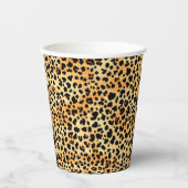 Tiger Print Paper Cup Pappbecher (Vorderseite)