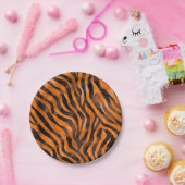 Tiger Print Pappteller (Party)