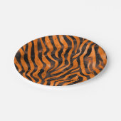 Tiger Print Pappteller (Schrägansicht)