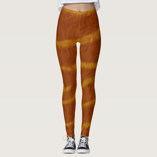 Tiger Print Patches Leggings (Vorderseite)