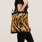 Tiger Print Pattern mit Monogramm Tasche (Von Nahem)