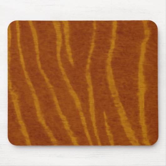 Tiger Print Pattern Mouse Pad Mousepad (Vorne)