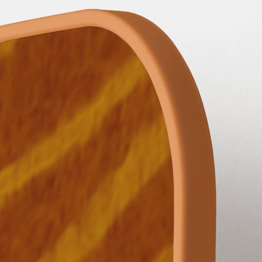 Tiger Print Pattern Pickleball Schläger (Linke Seite)