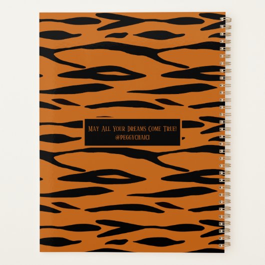 Tiger Print Pattern Planer (Rückseite)