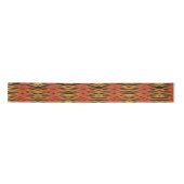 Tiger Print Pattern Satinband (Vorderseite)
