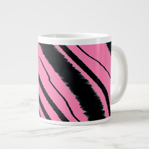 Tiger Print Pink Jumbo-Tasse