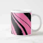 Tiger Print Pink Jumbo-Tasse (Rechts)