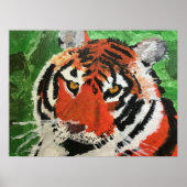 Tiger Print Poster (Vorne)
