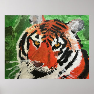 Tiger Print Poster