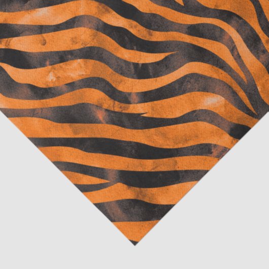 Tiger Print Seidenpapier (Detail)