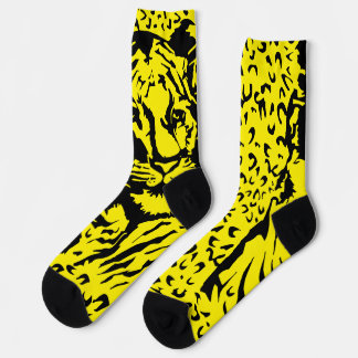 Tiger Print Socks Socken