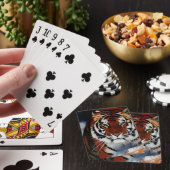 Tiger Print Spielkarten (In Situ)