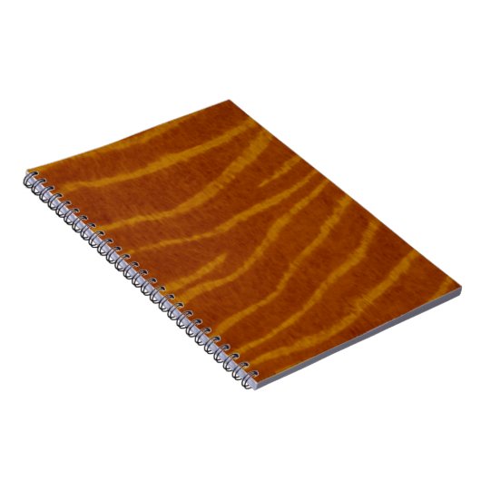 Tiger Print Spiral Notebook Notizblock (Rechte Seite)