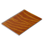 Tiger Print Spiral Notebook Notizblock (Linke Seite)