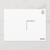 Tiger Print Vielen Dank Gold Black Stripe Hochzeit Postkarte (Rückseite)