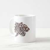 Tiger-Profil Kaffeetasse (Vorderseite Links)