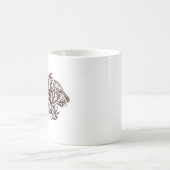 Tiger-Profil Kaffeetasse (Mittel)