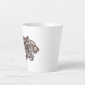 Tiger-Profil Milchtasse (Vorderseite)