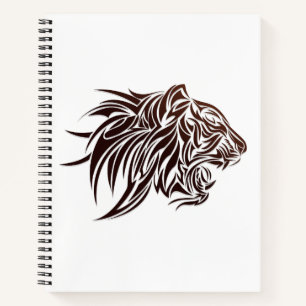 Tiger-Profil Notizblock