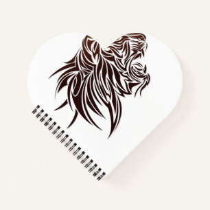 Tiger-Profil Notizblock