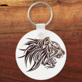 Tiger-Profil Schlüsselanhänger (Vorderseite)