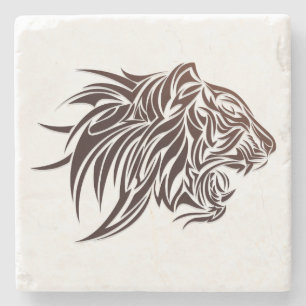 Tiger-Profil Steinuntersetzer