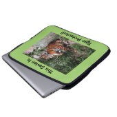 Tiger Protected Laptop Sleeve (Vorne Knopf)