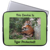 Tiger Protected Laptop Sleeve (Vorderseite)