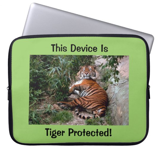 Tiger Protected Laptop Sleeve (Vorderseite)