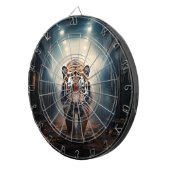 Tiger prowling in surreal forest No 2 Dartscheibe (Vorderseite rechts)