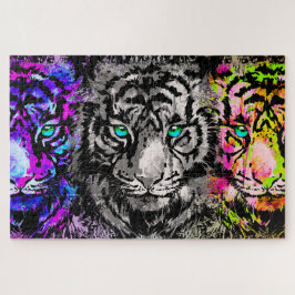 Tiger Puzzle - 3 Coole Tiger Heads Puzzle