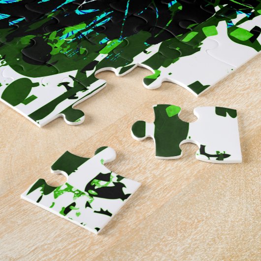 Tiger Puzzle - farbenfrohe Tiger Eyes Puzzle (Seite)