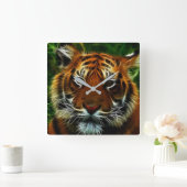 TIGER QUADRATISCHE WANDUHR (Zuhause)