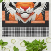 Tiger Quilt Geschirrtuch (Gefaltet)