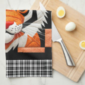Tiger Quilt Geschirrtuch (Viertel Falte)