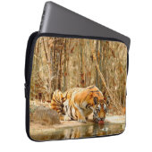 Tiger Reflektion Laptopschutzhülle (Vorne Rechts)
