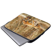 Tiger Reflektion Laptopschutzhülle (Vorne Knopf)