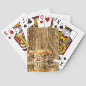 Tiger Reflektion Spielkarten (Rückseite)