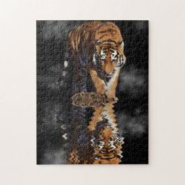 Tiger-Reflexion Puzzle